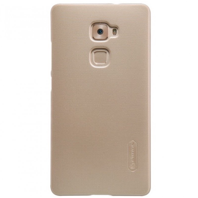 Huawei Mate S deklas auksines sp. "Nillkin" Frosted Shield serijos + plevele Huawei Mate S deklas auksines sp. "Nillkin" Frosted Shield serijos + plevele